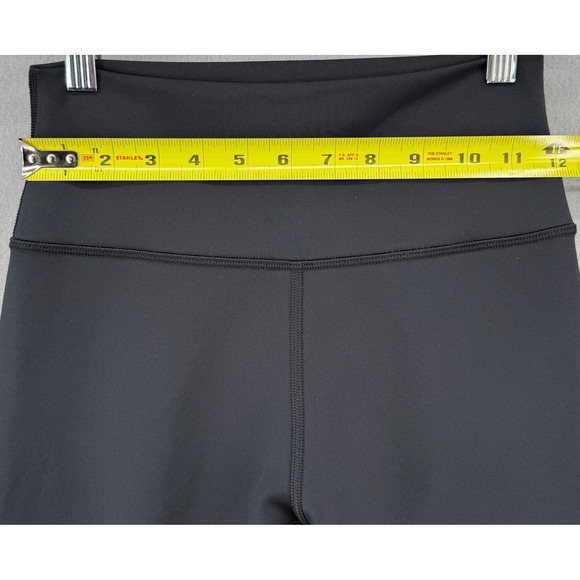 Alo Yoga Airlift High-Waist 7/8 Athletic Gym Athleisure Leggings Black Sheen M - Picture 7 of 8